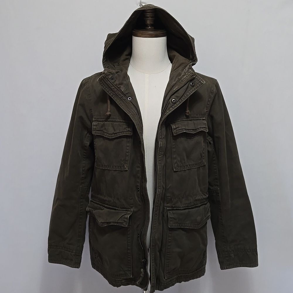 American Eagle Military Field Jacket Mens Size M Utility Chore Y2K